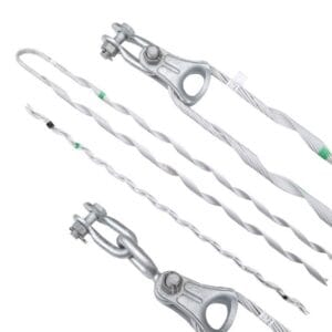 Rts 120kn Opgw Adss Suspension Clamp With Preformed Dead End Steel Strands Pre-Twisted, Aluminum Clad Steel