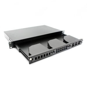 1u mpo mtp metal slide rack mount patch panel 72 fibers with mtp cassette empty