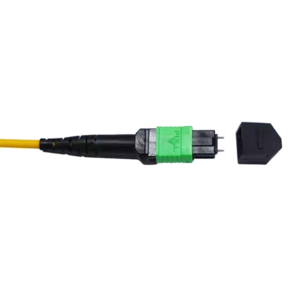 Single Mode MTP 12 Breakout Cable, MTP Female connector to FC APC Connectors, 12 Cores 9/125um LSZH 3.0MM Round 3M Yellow 12 fiber single mode mpo cable apc female connectors to fc apc patch cord with breakout kits 3 12 Fiber MPO To FC APC Breakout Cable