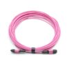 12 fibers senko mpo patch cord om4 short boot violet 8m polairy b type