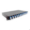 1U 96 Fiber Rack Mount MPO Patch Panel 24LC Quad Adapters