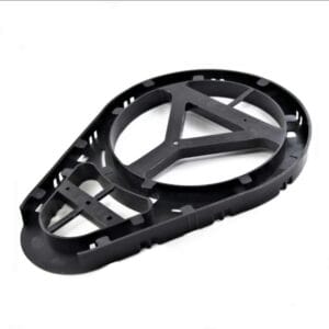 durable oval fiber optic cable storage bracket unit, pp outdoor pole mount with joint closure and surplus fibers