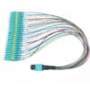 24 Fibers MPOM To LCPC Fanout 0.9mm 30cm Patch Cable OM3 Multimode