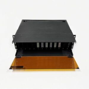 3U 288 Cores Vertical High Density MPO Cassette Patch Panel For QSFP 40G SR4 MPO Cable