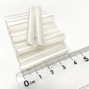 12 cores ribbon fiber splice sleeve with single ceramic rod, 40mm length, thickness can be customize