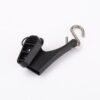 Plastic Black Adjustable Tension Wire Clamp For Figure 8 Cable with Metal S Hook