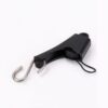 Plastic Black Adjustable Tension Wire Clamp For Figure 8 Cable with Metal S Hook