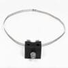 adss suspension clamp to downlead cable to pole with stainless steel straps, custom pole