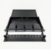 High Density MPO 96 Fibers Rack Mounted Patch Panel Black for 12 Port LC Cassette