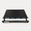 High Density MPO 96 Fibers Rack Mounted Patch Panel Black for 12 Port LC Cassette