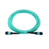 MTP To MTP Fiber Cable 12 Fibers OM3-150 Aqua 10M
