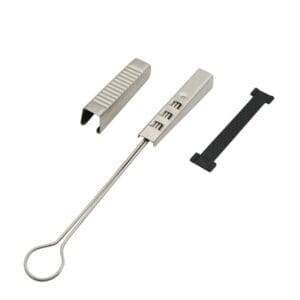 Stainless Steel Suspension Clamp For Overhead Lines Flat Type, 1.2kn Breaking Load, 45g, Light Weight, High Strength