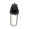 custom 4 22mm wide cable range suspension cable clamp, high strength reinforced thermo plastic, anti corrision
