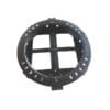 Round Shape Plastic Aerial Pole Wall Mount Cable Storage Bracket , Store12meter Long Cable Diameter 10mm