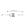 st connectors upc pc 0.9mm cable assembled kits