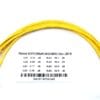 sc e2k patch cord single mode duplex 2mm 3 mts yellow g657a1 lszh zip cord
