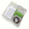 fttx plc splitter 1x16 sc/apc connectors, blister box individual pack, 200pcs/master carton, colored output pigtails