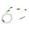 single mode bare splitter 250um ribbon fiber colored for pon network with lc/apc connectors at both sides, 1meter long, 1pc pack