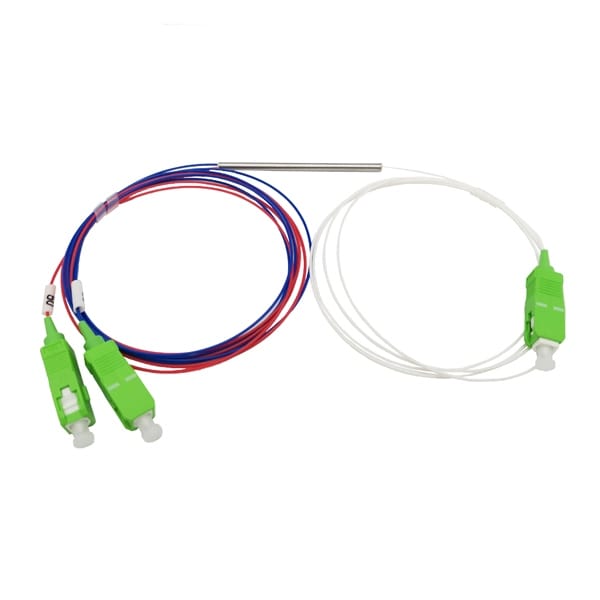 dual window 1×2 fiber optic coupler 50/50 single mode fiber 1310/1490nm