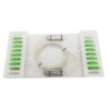 ftth lc fiber splitter optical plc1×2 sc apc single mode 900um white hytel tube 60*7*4mm steel tube, 1meter