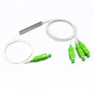 Passive Plc Fiber Optical Splitter 1 In 3 Out Cable For Xgpon, 3 Ways 30%/70%, Sc Connector 1mts