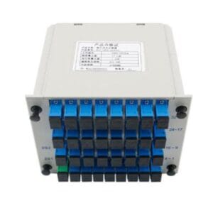 fttp 1 32 splitter for optical passive network, sc/upc connectors, with 4 ways 8 sc adapters
