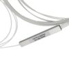 1x4 fiber splitter ribbon fiber optic cable 4 way out port sc apc connectors, white loose tube,1mts