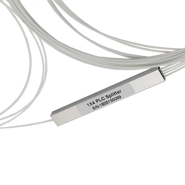 1x4 Fiber Splitter Ribbon Fiber Optic Cable 4 Way Out Port SC APC Connectors, White Loose Tube,1 Mts 1x4 mini splitter sc apc 3 1x4 fiber splitter ribbon fiber optic cable 4 way out port sc apc connectors, white loose tube,1mts