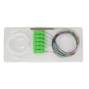 1x6 gpon fiber splitter optical passive mini plc steel tube