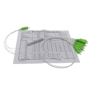 passive fiber splitter with connector 1×8 sc apc single mode g657a1