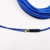 2 core armored fiber patch cable duplex single mode lc lc, blue 3.0mm 2fibers in a tube, g657a1 lszh 10m