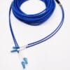 2 core armored fiber patch cable duplex single mode lc lc, blue 3.0mm 2fibers in a tube, g657a1 lszh 10m