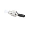 hybrid adapter with 2.5mm to 1.25mm cermic sleeve, metal, simplex