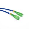 armored fiber jumper sc/apc sc/apc duplex sm g657b3 lszh, 3.0mm blue 1 meter