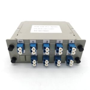 2x16 epon splitter lc/upc connectors 1260 1650nm,0.3mts,lgx box type splitter g657a1 fiber, 14.6db loss