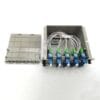 2x16 epon splitter lc/upc connectors 1260 1650nm,0.3mts,lgx box type splitter g657a1 fiber, 14.6db loss