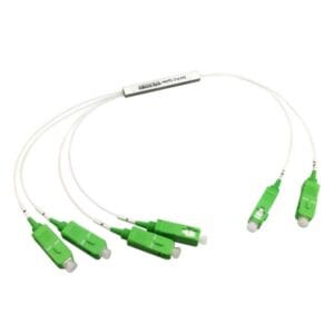 gpon passive plc fiber optic splitter 2×4