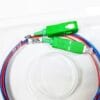 1×2 fiber splitter fbt 30 70 with sc apc connectors 1.5m g657a1 corning fiber
