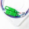 1×2 sc fiber optic cable coupler 40%:60% apc ferrule single mode fiber coupling