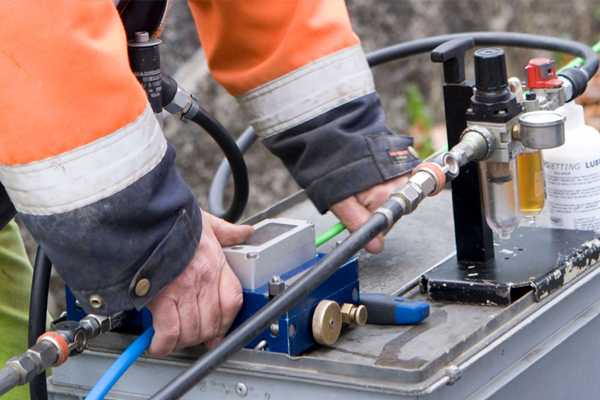 air blowing installation