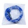 outdoor armored patch cord single mode 24 cores blue lszh, fanout 0.9mm fiber pigtails lc/upc fc/upc, with heat shrink tube