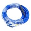 outdoor armored patch cord single mode 24 cores blue lszh, fanout 0.9mm fiber pigtails lc/upc fc/upc, with heat shrink tube