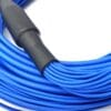 outdoor armored patch cord single mode 24 cores blue lszh, fanout 0.9mm fiber pigtails lc/upc fc/upc, with heat shrink tube