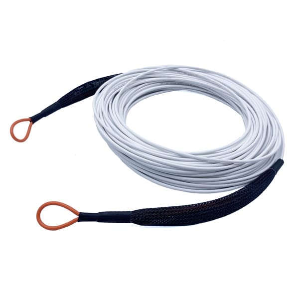 single core armored fiber patch cord with drum 10m, 20m, 30m, 50m per roll, pre terminated fiber connectors sc lc st fc, 3mm white smf with pulling eye