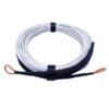 armored fiber patch cord 1 core simplex sm g.657a2 white 30m, both sides with kevlar yarn pulling eye, plastic bag or cardboard drum pack optional