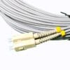 2 cores armored st sc multimode patch cord, mm duplex slzh 30m gray with stainless steel spiral tube for outdoor ruse