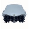 16 ports sc connectors fiber optic distribution unit, ip65 white,pole mount, aerial mount, wall mount
