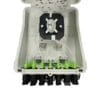 fiber optic splitter box preterminated 16 mini sc connectors and splitters, otudoor pole mount use