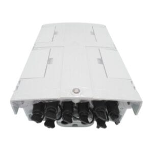 ftth fiber splitter box for 1:8 mini splitter module, 10.2db loss, individual pack, 48 cores single fiber splicing, with 9 hardened adapters,uncut cable port