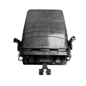 unique vertical dome plc splitter box enclosure, 1x8 splitter and 36 fiber distribution terminal with 3x12f splice trays